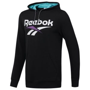 Bluza Z Kapturem Męskie Reebok Classic Vector Czarne PL 85WLJES